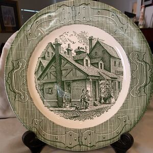 🌸 VINTAGE 1950’s CURRIER & IVES COLLECTOR'S PLATE